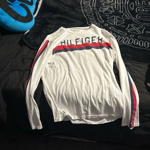 White long sleeve Tommy Tee